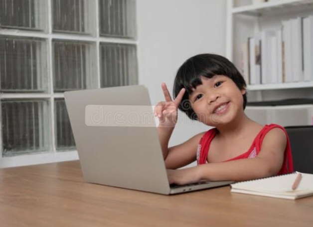 Child learning online